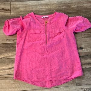 Ellen Tracy linen blend shirt